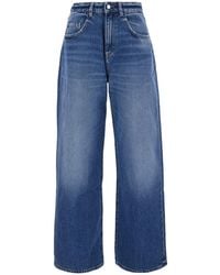 ICON DENIM - 'Poppy' Jeans With Logo Patch On The Back And Wide Leg - Lyst