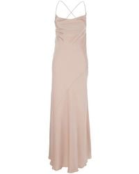 Pinko - Long Dress Crossed Straps - Lyst