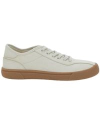 The Row - Low Top Sneakers With Flat Contrasting Sole - Lyst