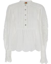 FARM Rio - Blouse With Flared Sleeves - Lyst