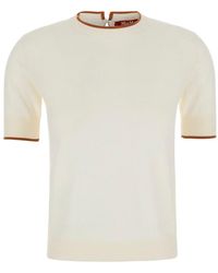 Max Mara - Mstagenda Is A Round Neck Long Sleeve Top - Lyst