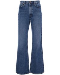 Agolde - Wide Five-Pocket Jeans, Denim - Lyst