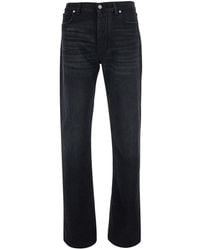 Fendi - Slim Jeans With Logo Patch On The Back - Lyst