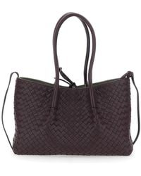 Bottega Veneta - Bag 'Pinacoteca' Medium With Intreccio Motif - Lyst