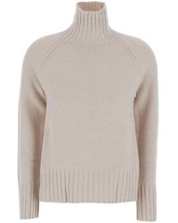 Max Mara - Mantova Is A V-Neck Long-Sleeve Cotton Sweater For - Lyst