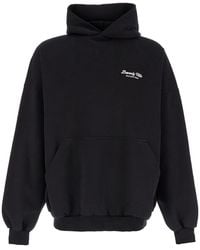 Balenciaga - 'Beverly Hills' Oversized Hoodie With Logo Print - Lyst