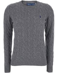 Polo Ralph Lauren - Maglione 'Julianna' Con Scollo Rotondo E Ricamo Cava - Lyst