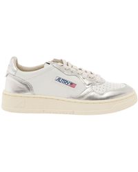 Autry - 'Medalist' And Low Top Sneakers With Logo Patch In - Lyst