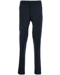 PT Torino - Slim Trousers With Belt Loops And Back Welt Pockets In - Lyst