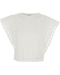 Isabel Marant - Classic Round Neck T-Shirt With Lightweight Fabric - Lyst