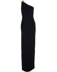 Elisabetta Franchi - Milano Stitch Long Dress - Lyst