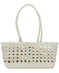 OSOI - 'Biscuit' Shoulder Bag With Double Round Handles And Braide - Lyst