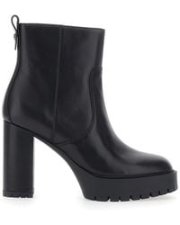 Pinko - Clara 01 Ankle Boots With Calfskin For - Lyst