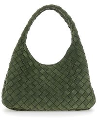 Bottega Veneta - 'Campana Small' Shoulder Bag With Closure With La - Lyst