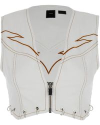 Pinko - Vest With Contrasting Details - Lyst
