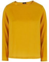 Le Plain - Crew Neck Top With Long Sleeves - Lyst