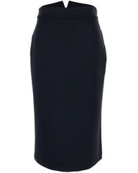 Moncler Genius - Skirt With Logo Patch Applied On The Back - Lyst