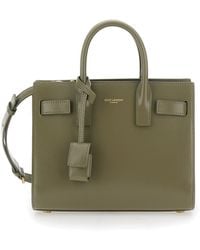 Saint Laurent - 'Sac Du Jour' Nano Handbag With Logo Lettering On - Lyst