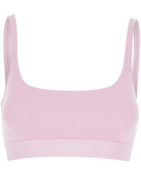 Tom Ford - Bralette Top With Scoop Neck And Logo Lettering On The Front - Lyst