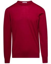 GAUDENZI - Crew Neck Sweater With Long Sleeves - Lyst