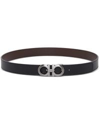 Ferragamo - Reversible Gancini Hook Belt - Lyst