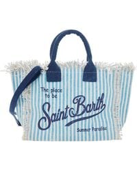 MC2 Saint Barth - 'Colette' Handbag With Logo Lettering On The Fron - Lyst