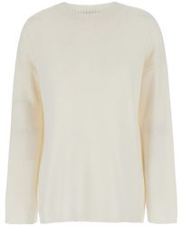 Allude - Relaxed Crewneck Sweater - Lyst