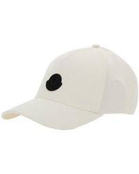 Moncler - Baseball Cap With Logo Patch On The Front - Lyst