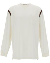 Gucci - Long Sleeve T-Shirt With Web And Logo Detail - Lyst