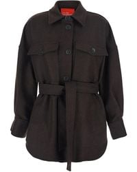 ..,merci - Camicia Con Colletto Classico E Cintura - Lyst