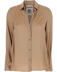 Semicouture - Camicia Con Colletto Classico E Chiusura Con Bottoni - Lyst