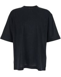 Jacquemus - Le Rond Carre Mc T-Shirt With Round Neck And Logo On The Back - Lyst