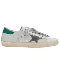 Golden Goose - 'Superstar' Low-Top Sneaker With Star Patch On The Side And Lettering Logo - Lyst