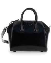 Givenchy - Small Handbag 'Antigona' With Laminated Logo - Lyst