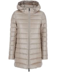Herno - Down Jacket With Drawstring Hood - Lyst