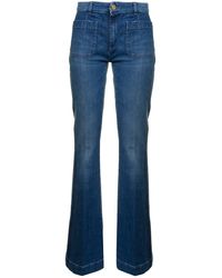 Donna Abbigliamento da Jeans da Jeans a zampa e a campana Jeans& a zampa in denim di The Seafarer in Blu 