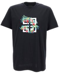 Givenchy - Slim Fit T-Shirt Dragon - Lyst