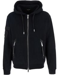 DSquared² - Felpa 'Ducati X D2' Con Cappuccio Con Coulisse E Maxi Logo - Lyst