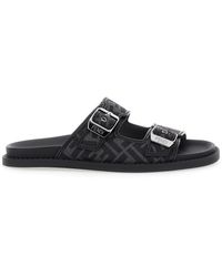 Fendi - ' Feel' And Sandals With Engraved Logo - Lyst