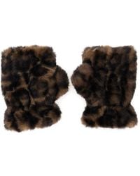 Apparis - Ariel Leopard Gloves With Leopard Print - Lyst