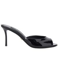 Dolce & Gabbana - Dolce & Gabbana Sandals With High Stiletto Heel And Almond Toe - Lyst