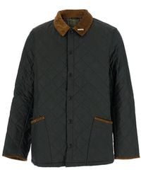 Barbour - Quilted Jacket Powell Tech Fabric Coat - Lyst
