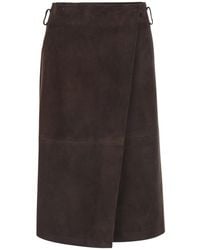 Semicouture - 'Rosanne' Skirt With Single Slit On The Front - Lyst
