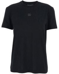 Dolce & Gabbana - Crewneck Logo T-Shirt - Lyst