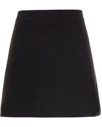 Lisa Yang - Clare Skirt With Elegant Cashmere Details - Lyst