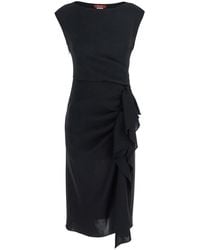 Max Mara - 'Aia' Dress With Boat Neckline - Lyst
