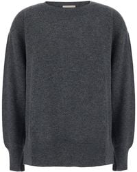 Semicouture - 'Candy' Sweater With Round Neck And Split Cuffs - Lyst
