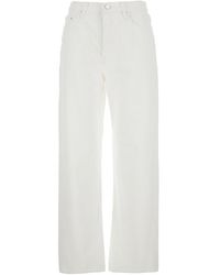 TOTEME - High Waisted Jeans With Twisted Seam - Lyst