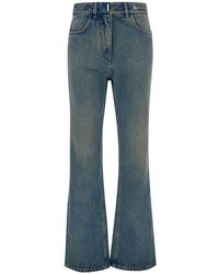 Givenchy - Light Bootcut Jeans With 4G Detail - Lyst