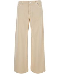 Roy Rogers - Super Wide Jeans With Tencel And Cotton - Lyst